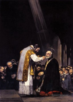 La dernière communion de saint Joseph Calasanz Francisco de Goya Peinture à l'huile